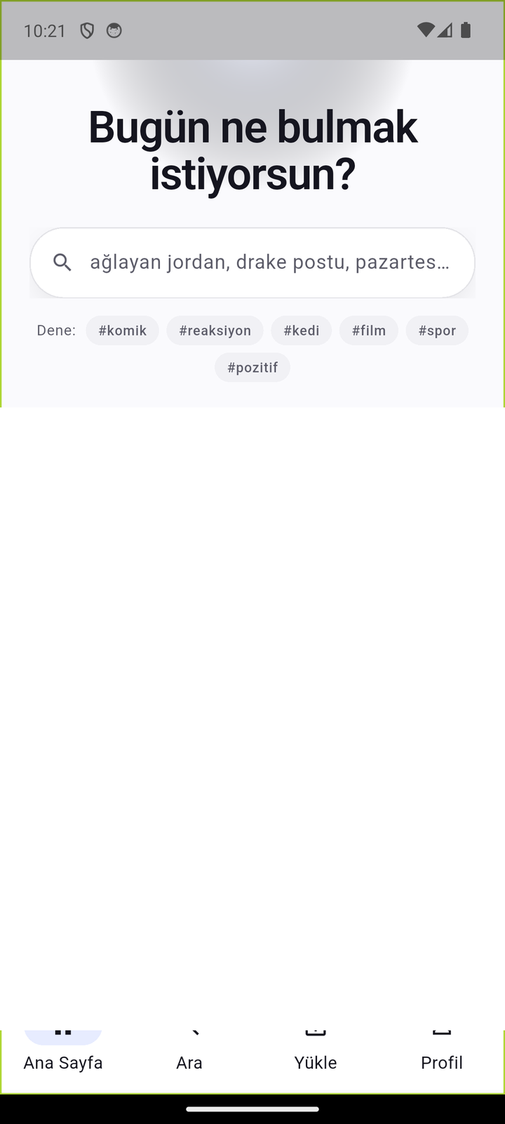 Memehub mobil ana sayfa — Bugün ne bulmak istiyorsun